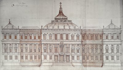 Second Design for the Principal Facade of the Louvre by Carlo Rainaldi